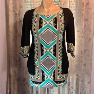 Aztec plus size shirt
